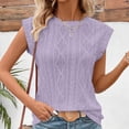 thumbnail image 2 of Womens V Neck Cap Sleeve Tshirts Casual Tops Cute T Shirts Summer Clothes Vintage Basics Tee, 2 of 7
