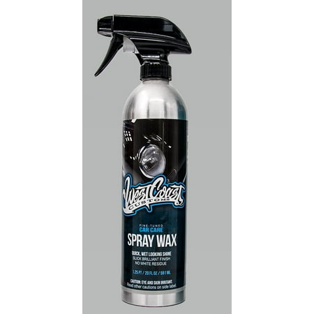 West Coast Customs Spray Wax, 20 oz., Fine-Tuned Car Care, Auto Wax, Car Wax, Auto Detail,