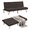 Espresso-Fabric, variant on ASINMAK Convertible Sofa Bed Adjustable Couch Sleeper, Fabric Loveseat Futon Bed with Breathable Chenille, Metal Legs, and Adjustable Lounge - Perfect for Compact Living Space - Black