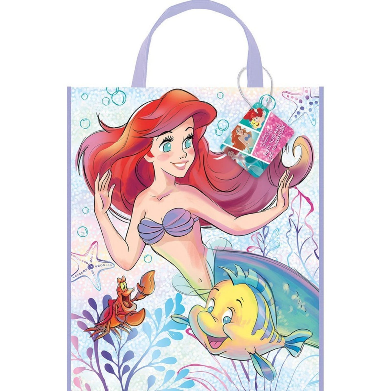 Ariel The Little Mermaid Reusable Shopping / Tote Bag NWT Disney Princesses 