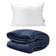 thumbnail image 1 of Edredón Individual Homy Azul + Almohada Royal, 1 of 8