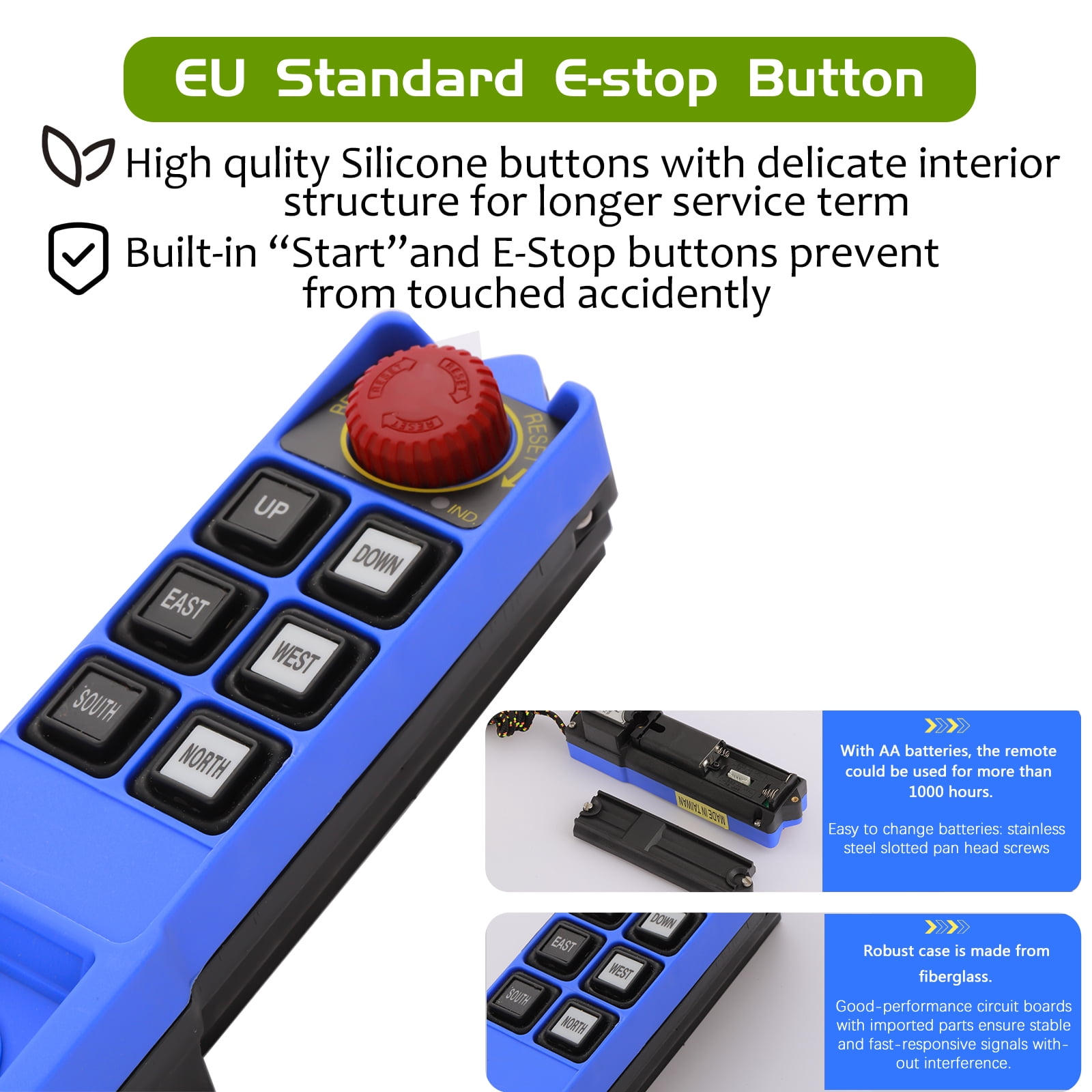 6 Channel Saga Mini Industrial Wireless Crane Radio Remote Control 220V AC for Electric Chain Hoist Overhead Bridge Travelling Crane Truck Transmitter and Receiver