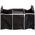 thumbnail image 1 of Organizador de maletero de coche plegable con 3 compartimentos y bolsa térmica negra JM JM, 1 of 5