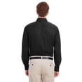 thumbnail image 2 of Harriton Foundation 100% Cotton Long-Sleeve Twill Shirt with Teflon (M581) Black, 2XL, 2 of 3