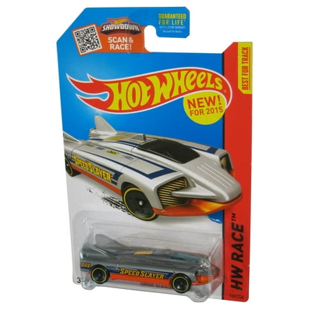 Hot Wheels HW Race (2015) Silver Speed Slayer Toy Car 180/250