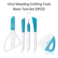thumbnail image 2 of 5-Piece Craft Tool Set with Plastic and Metal Construction – Includes Spatula, Weeder, Graver, Scraper, and Scissors for Precision Engraving and DIY Projects, Compact 7.8x1x7in Package, 17.6oz Weight, 2 of 7