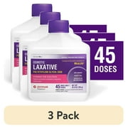 (3 pack) Glenmark Therapeutics Polyethylene Glycol 3350 Powder, Osmotic Laxative, Softens Stool, Relieves Occasional Constipation, Powder for Solution, 26.9 Ounce