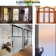 thumbnail image 5 of Static Window Film Self-adhesive Window Film Blackout Film Anti-Peek Window Film Frosted Kitchen Office Bathroom 45 x 200CM, 5 of 5