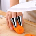 thumbnail image 5 of Paquete de 6 protectores de dedos de acero inoxidable para Chef Safe Finger Protection JAMW Sencillez, 5 of 5