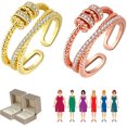 thumbnail image 1 of Jansio Threanic Triple-spin Ring, 1 of 1