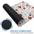 thumbnail image 6 of Long Mouse Pads for Desk,Pioneer Flower Floral Print Pattern Desk Mats on Top Of Desks, Desk Mouse Pad Extra Large with 3mm Non-Slip Base and Stitched Edge for Gaming,Office,Work,Home 47.3"x23.6", 6 of 6
