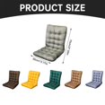 thumbnail image 3 of Thick Firm Chair Cushion Booster Car Seat Cushion Fade Resistant and Waterproof Chair Back Cushion Rocking Chair Back and Seat Cushion for Home, Patio, Office and Car Seats， 18x49 Inch, 3 of 7