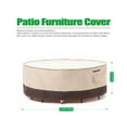 thumbnail image 2 of F&J Outdoors Waterproof Outdoor Table Cover 110"DIA x 27.5"H, 2 of 9