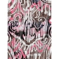 thumbnail image 3 of Biscardi, Nicholas 19x24 Black Modern Framed Museum Art Print Titled - Rustic Ikat Border I, 3 of 5