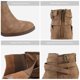 thumbnail image 3 of Botas TOETOS CHICAGO-03 para Mujer con Tacón Grueso y Tobillo en Color Tan, 3 of 4