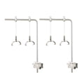 thumbnail image 4 of Milaget Fish Tank Lamp Holder Lamp Support Fish Tank Accessory Aquarium Lamp Bracket with 4 Clips, 4 of 9