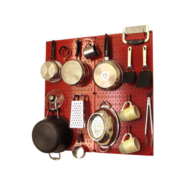 Wall Control Kitchen Pegboard Organizer Pots and Pans Pegboard Pack ...