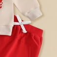 thumbnail image 6 of mgoYE Baby Boy Clothes 12-18 Months Baby Boy Fall Clothes Set Long Sleeve Letter Print Sweatshirt Pants Toddler Infant Outfits 6 12 18 24 Months 2T(Beige,18-24 Months), 6 of 6