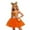 Orange1197/A, variant on MEZZALL Kids Cartoon Dress Sets For Performance Fairy Party Outfits Elegant Court Style Tutu Skirts Holiday Dailywear