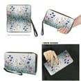 thumbnail image 4 of ZUXONGSY Daisy Floral Butterfly Print Waterproof Tote Handbag for Women Large Capacity Work Bag with Matching Wallet Set for Shopping Work, 4 of 4