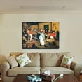 thumbnail image 2 of Pieter Bruegel The Elder Painting The Peasant Wedding By Pieter Brueghel Canvas Art Framed Wall Art, 2 of 7