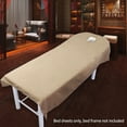 thumbnail image 1 of Cosmetic salon sheets SPA massage bed table cover sheets with hole, 1 of 2