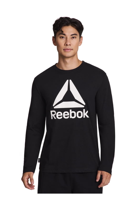 Men's and Big Men's Core Graphic Long Sleeve Top, Sizes XS-5XL