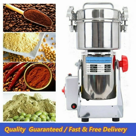 CJC Commercial High Speed Spice Grinder Electric Grain Mill Grinder 2500g