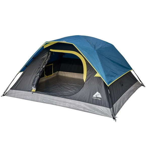 Ozark Trail 3 Person Dome Tent, Fiberglass Poles Easy to Setup. Maximum Occupancy is 3 Person Sleep.
