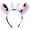 white horned cow#, variant on Comfortable Elastic Cow Ear Headband Hairpieces Suitable For Vaious Head Sizes