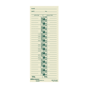 OfficeMax Single-Name Weekly Time Cards, Pack of 200
