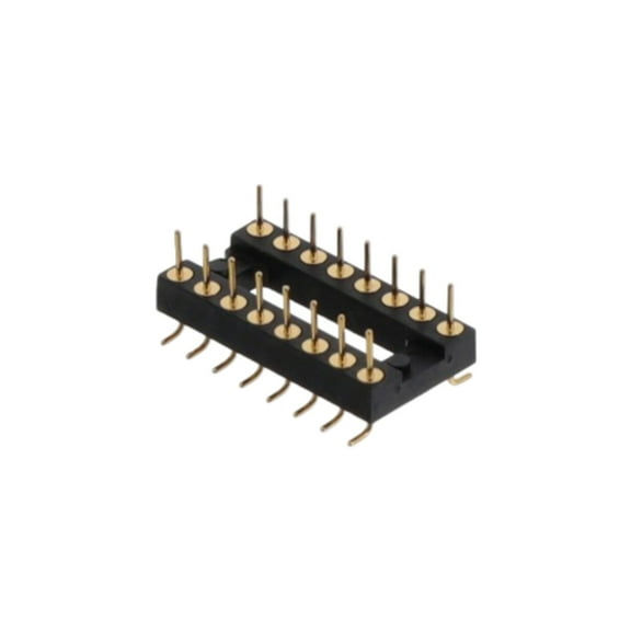 150-10-316-00-106000 Connector 16 Position DIP, DIL - Header Connector Post Gold