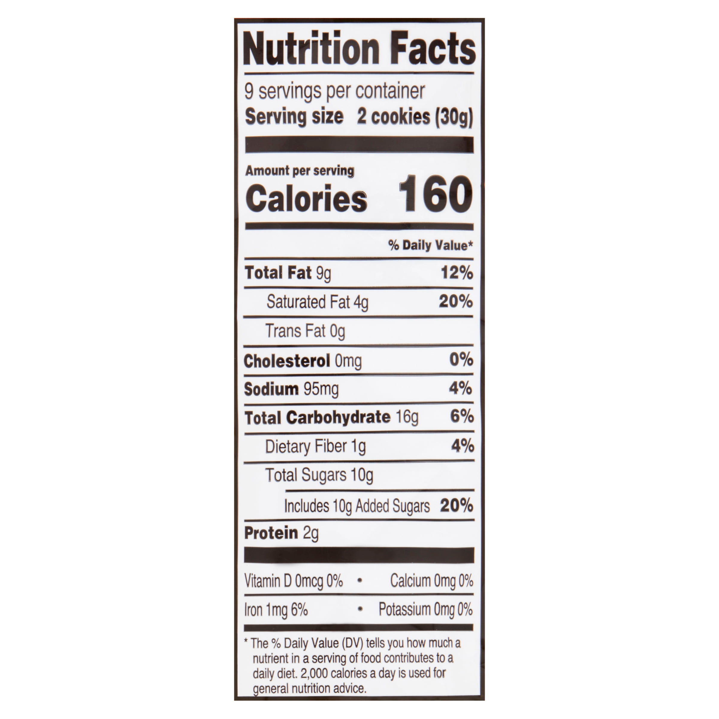 Great Value Fudge Covered Peanut Butter Filled Cookies, 9.5 oz