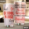 thumbnail image 2 of Stainless Steel 20oz Tumbler, Funny School Nurse Appreciation Gifts - Bulk For Birthday, Christmas, Nurses Day Gifts For Women, Men - Coffee Cup, 2 of 4