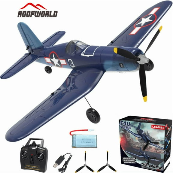 VOLANTEX F4U Corsair RC Airplane 4CH 2.4GHz Aerobatic Aircraft Remote Control Fixed Wingspan Plane