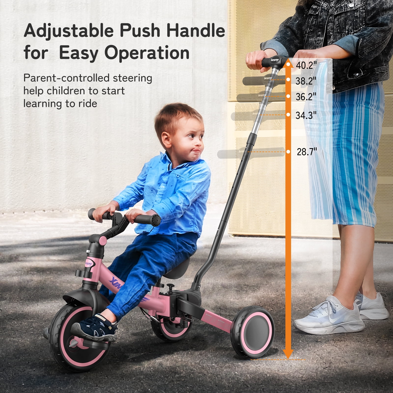 Best push tricycle sales