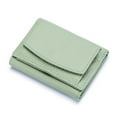 thumbnail image 1 of Carteras de cuero compactas para tarjetas Monedero de bolsillo frontal delgado para mujer (Verde) MFZFUKR BST3000394, 1 of 6