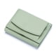 thumbnail image 1 of Las mujeres pequeñas billetera de cuero genuino Bifold cremallera bolsillo titular de la tarjeta con ventana de identificación,, 1 of 6