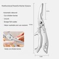 thumbnail image 3 of Ohufall Sharp Heavy Duty All Purpose Kitchen Scissors With Automatic Rebound Spring Design, 3 of 8