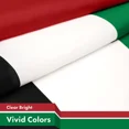 thumbnail image 5 of Online Stores United Arab Emirates Nylon UAE Flag 9in x 7.5", 5 of 5