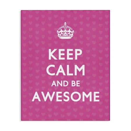 Stupell Industries Keep Calm Be Awesome Text & Numbers Painting Wrapped Canvas Art Print Wall Art 30 x 40 Stupell Industries Keep Calm Be Awesome Text & Numbers Painting Wrapped Canvas Art Print Wall Art 30 x 40