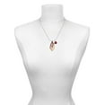 thumbnail image 3 of Delight Jewelry Acrylic Large Leaf Mixed Brown and Yellow Red Lucky Ladybug Necklace and Dangle Earrings Set, 3 of 6