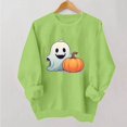 thumbnail image 5 of VKOYWKM Sweatshirts for Women Halloween Spooky Season Graphic Pullover Top Cute Crewneck Sweatshirt Oversized Long Sleeve Fall Sweatshirts, 5 of 6
