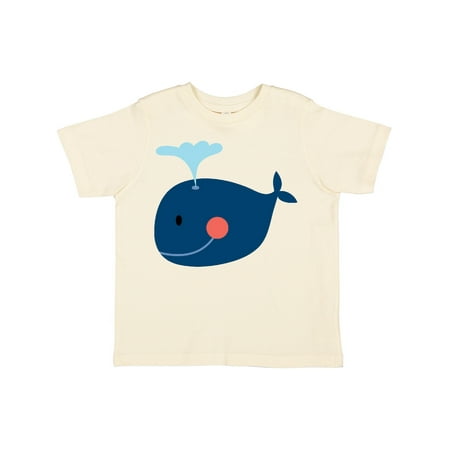 

Inktastic Whale Cute Blue Gift Toddler Boy or Toddler Girl T-Shirt