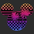 thumbnail image 2 of Women's Mickey & Friends Tropical Racetrack Mickey Mouse Logo  Graphic Tee Black Medium, 2 of 4