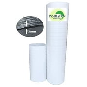 SmartSHIELD -3mm 48"x100Ft Reflective Insulation roll, Foam Core Radiant Barrier, Thermal Insulation Shield, Commercial Grade - White Film / Engineered Foil