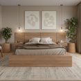 thumbnail image 5 of James 4-Piece Bedroom Set With Bed, Headboard and 2 Floating Nightstands, 5 of 5