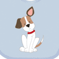 thumbnail image 4 of Inktastic Dog with ear up Boys or Girls Baby Bib, 4 of 4