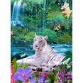 thumbnail image 1 of 30 x 40 cm, El Tigre Diamante Pintura Diamante Bordado Pintura Lienzo 5d Pintura Niño Adulto Rhinestone Lote Rompecabezas Dibujo Decoración De La Pared Dormitorio Otoño, 1 of 5