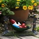thumbnail image 5 of Figura de gnomo de resina | Estatua de jardín y decoración de escritorio | Adorno de hadas en miniatura para jardín | Regalo de Navidad y decoración para estanterías de oficina, 5 of 7